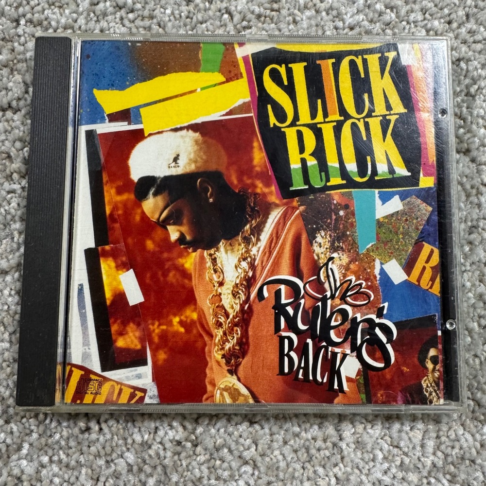 Slick Rick The Ruler's Back CD 1991 Def Jam Columbia CK 47372 Hip Hop Rap